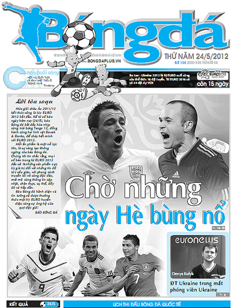 Báo bóng đá là tờ báo thể thao hàng đầu Việt Nam